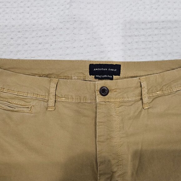 American Eagle Relaxed Straight Chinos Size 36x32 – Khaki Tan | Classic Cotton - Picture 1 of 9
